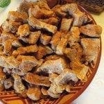 Torresmos de Entremeada, parece estranho mas é ótimo