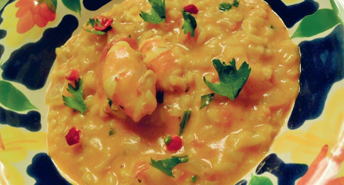Risoto Tailandês, uma mistura de receitas internacionais
