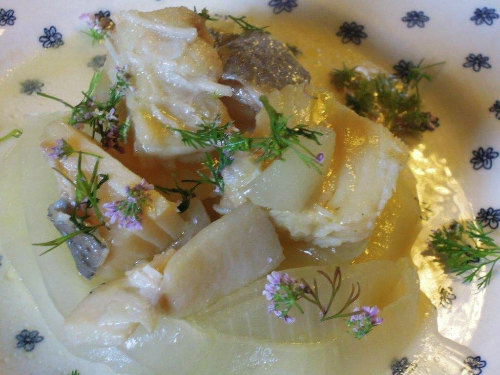 Bacalhau com Flor de Coentros