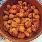 Castanhas com pimentão, que belo acompanhamento