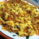 Ovos mexidos com farinheira