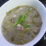 Sopa de grelos com feijão frade, mais uma delícia