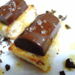 Torradas com chocolate