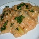 Risotto de feijão com banana e coco