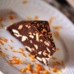 Salame de chocolate com laranja, um luxo de doce