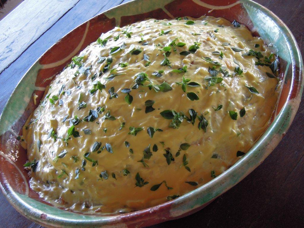 Salada Russa de Atum com maionese de Manjerico