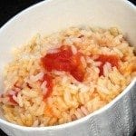 Arroz de tomate acelerado