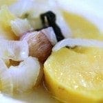 Batatas de coentrada