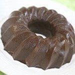 Pudim de leite com chocolate