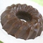 Pudim de leite com chocolate