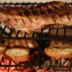 Entrecosto na brasa