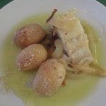 Bacalhau no forno com presunto de bolota