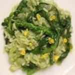 Risotto verde de grelos