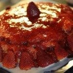 Cassata ou Bolo frio de morangos