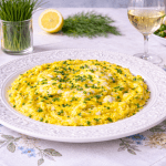 Ovos mexidos com cebolinho