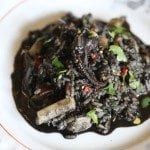 Arroz de chocos com tinta