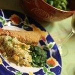 Arroz de cenoura com coentros