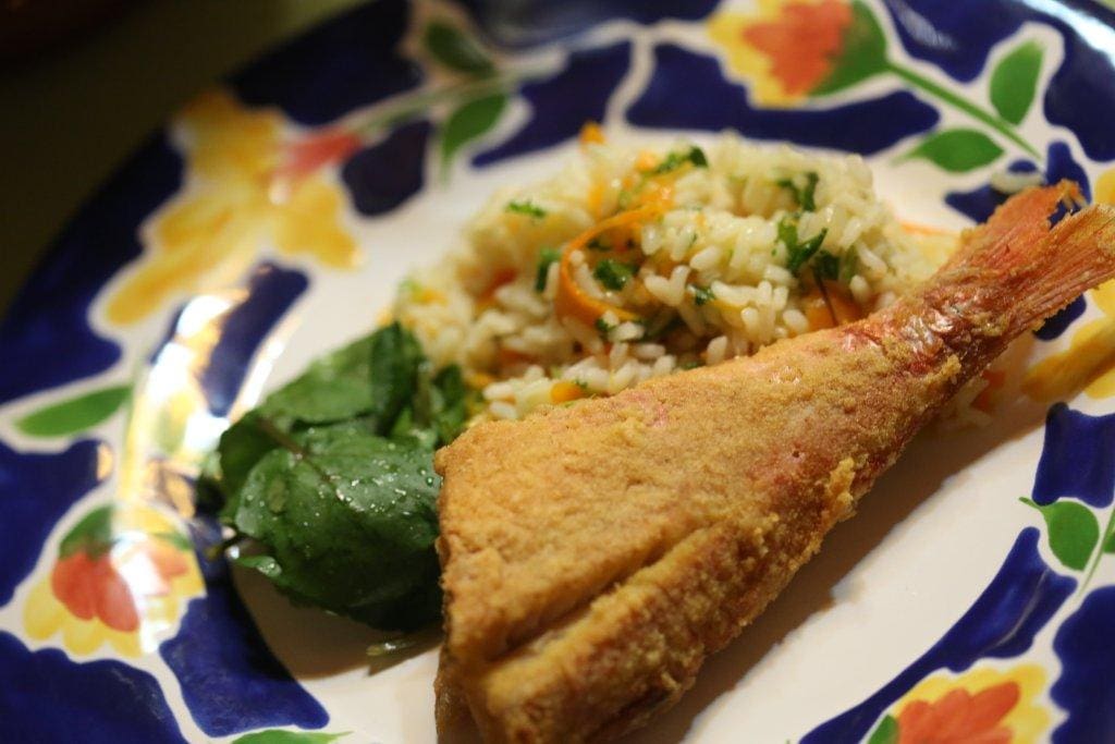 Salmonetes fritos