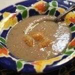 Sopa de feijão encarnado com abóbora e mais!