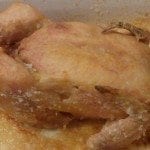 Frango assado no forno