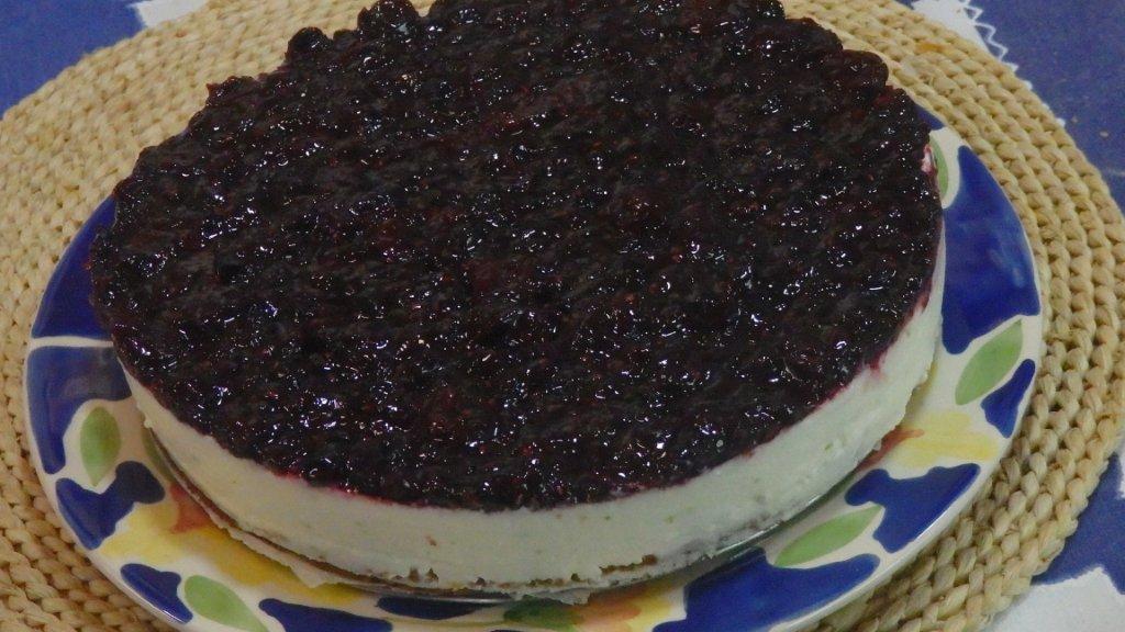 Cheesecake de Lima e Frutos Vermelhos