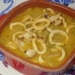 Caril de Lulas com Maçã