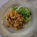 Peito de Frango à Brás com Pimentão