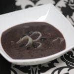 Sopa de feijão preto