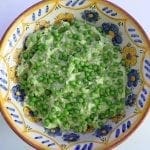 Creme de ervilhas com Rábano picante