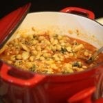 Bacalhau Guisado com Grão