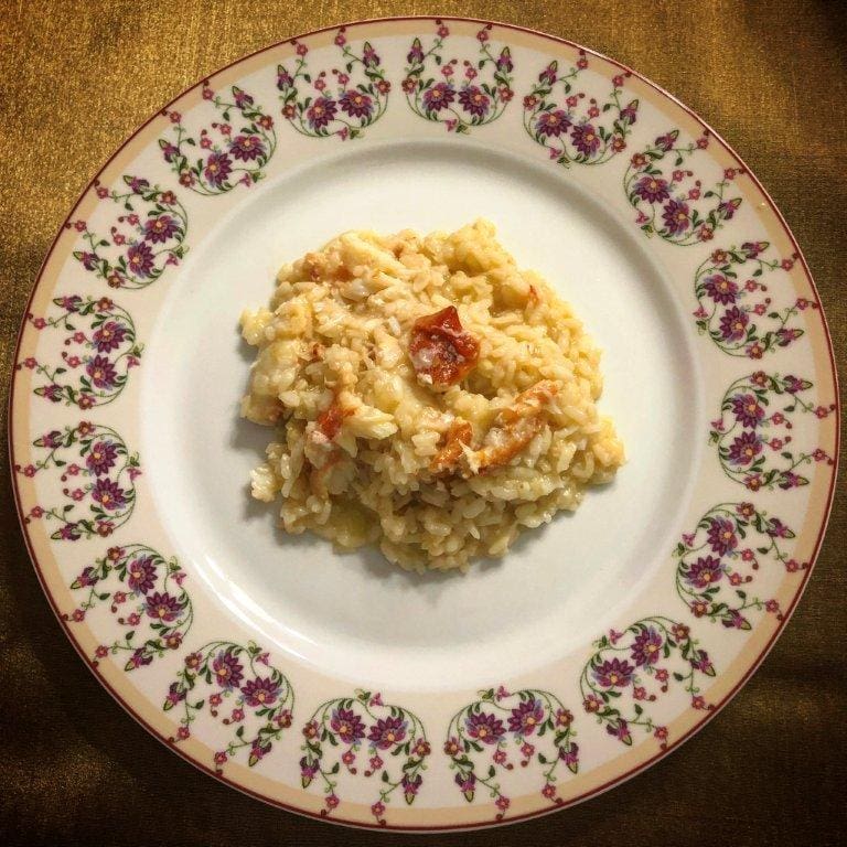Risoto de Sapateira