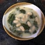 Sopa de Couve Nabo com Feijão e Batatas