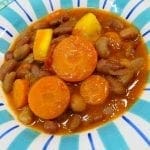 Sopa de Feijão Manteiga com Manga