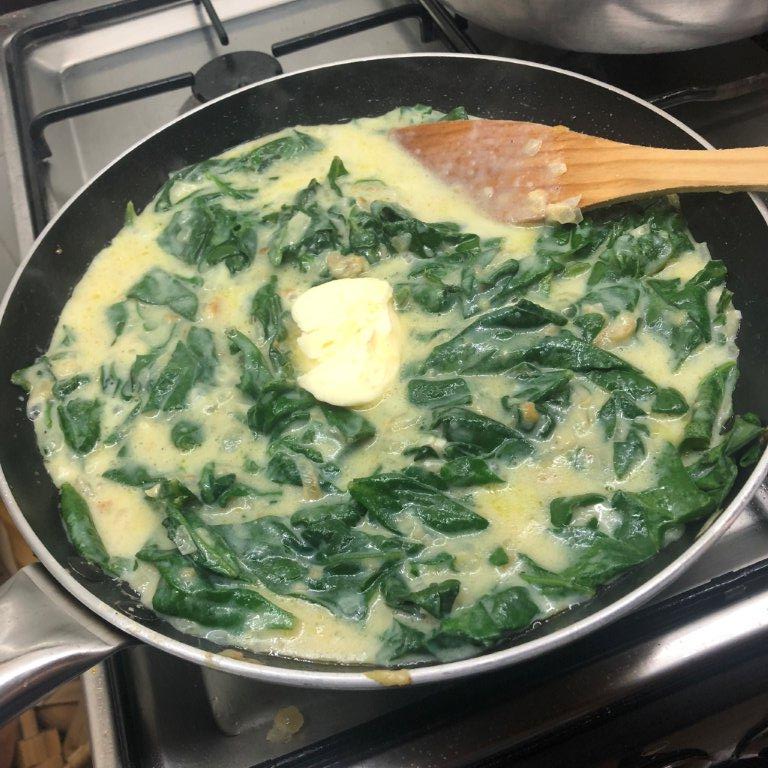 Empadão de Batata Doce com Espinafres