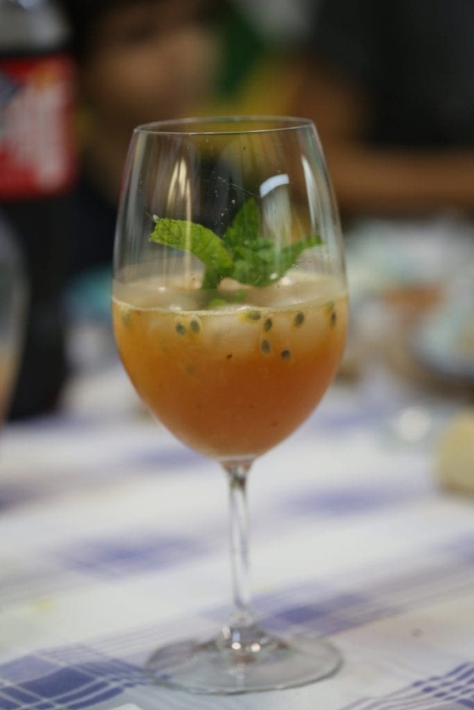 Refresco de Laranja Sanguíneas com Maracujá