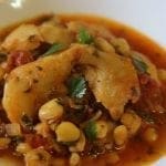 Chícharos guisados com Bacalhau 