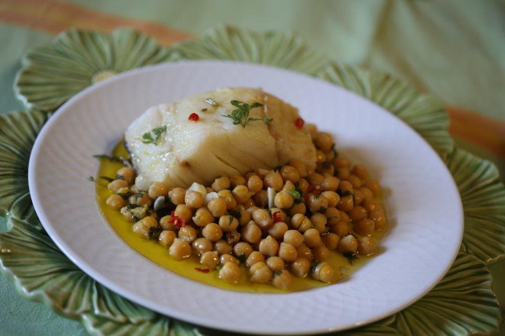 Grão de Coentrada com Bacalhau