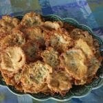 Pataniscas crocantes de bacalhau