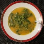 Sopa de Abóbora com Grelos de Nabo