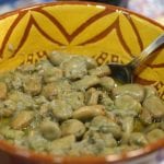 Favas guisadas à pressão