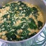 Arroz de Grão com Espinafres e Salva