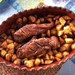 Lombinhos assados no forno com Batata a acompanhar