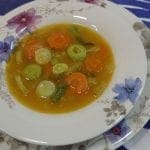 Sopa Cremosa de Alho Francês