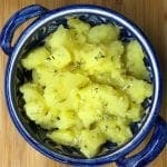 Batatas Cozidas com Azeite e Vinagre