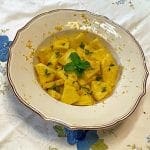 Abacaxi com limão e hortelã
