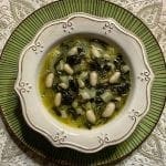 Sopa de couve e feijão