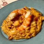 Açorda de gambas e tomate