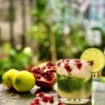 Caipirinha com romã 
