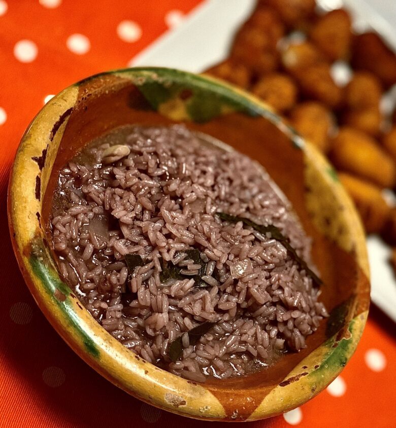 Arroz malandrinho de vinho tinto