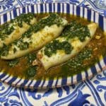 Lulas recheadas com arroz